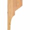 Ekena Millwork Monterey Smooth Corbel, Western Red Cedar, 3 1/2"W x 8"D x 16"H COR04X08X16MON00SWR - alternate 3